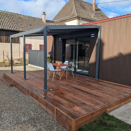 L'hortensia Rose Feriehus Guémar